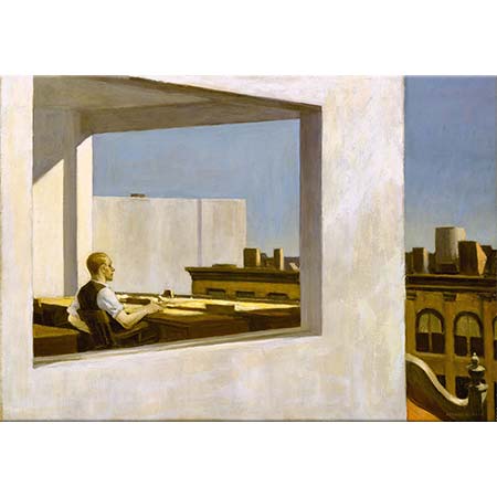 Edward Hopper Küçük Şehirde Ofis