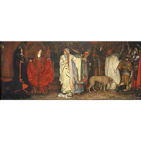 Edwin Austin Abbey Kral Lear Birinci Bölümden