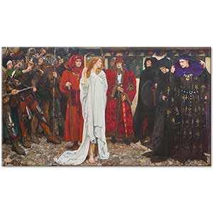 Edwin Austin Abbey Hamlet Oyunundan Bir Sahne