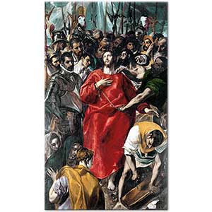 El Greco İsa'nın Tutuklanışı ve Elbisesinin Çıkarılışı