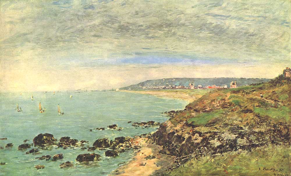 Eugene Boudin Benerville'de Atlantik Kıyısı