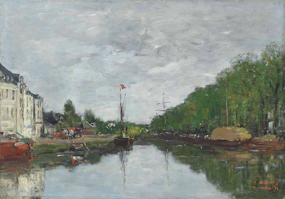 Eugene Boudin Bruxelles'de Kanal