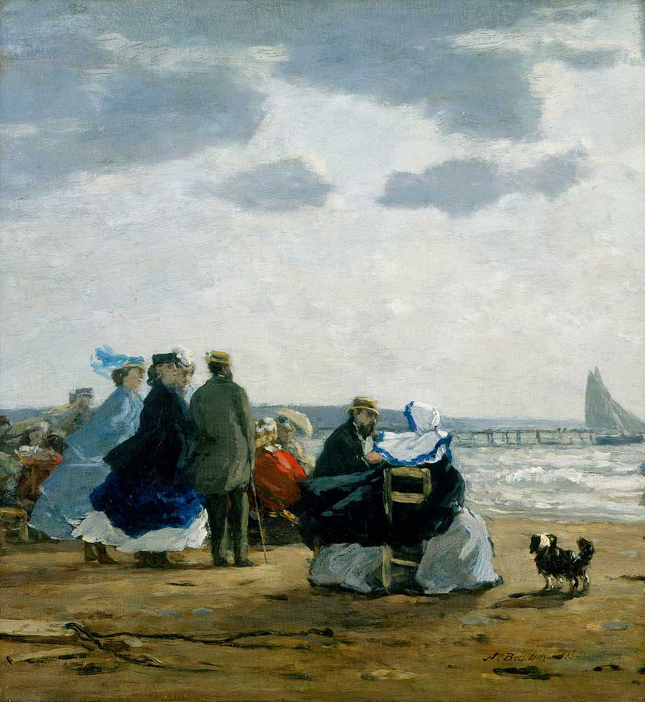 Eugene Boudin Dieppe Sahilinde