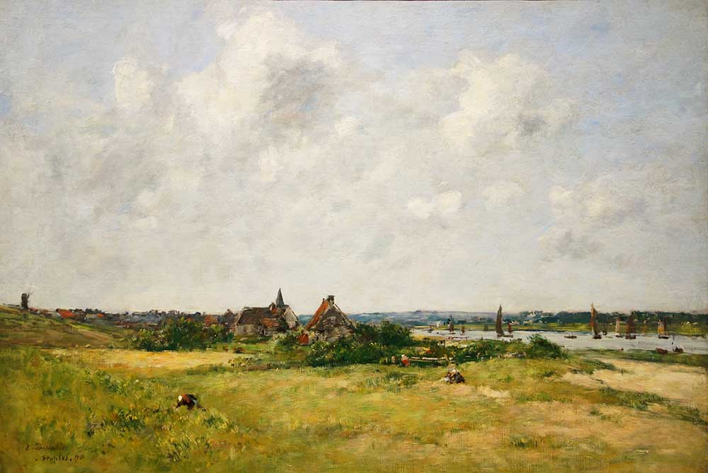 Eugene Boudin Etaples Düzlüğü