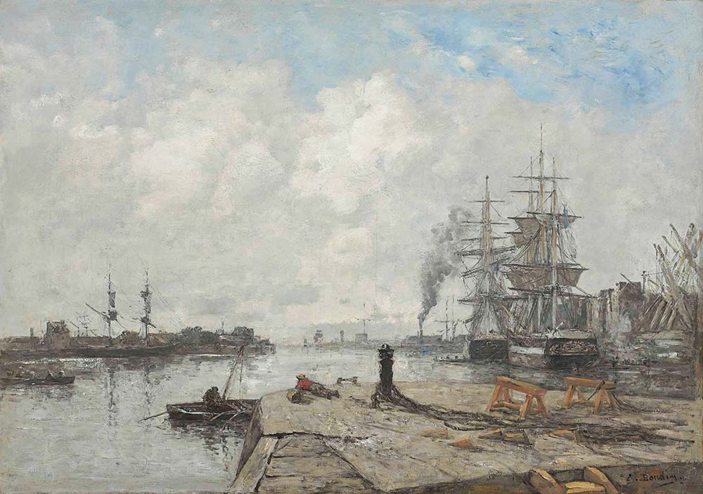 Eugene Boudin Liman Bologne Sur Mer