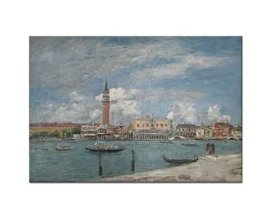 Eugene Boudin San Marco Meydanı Venedik