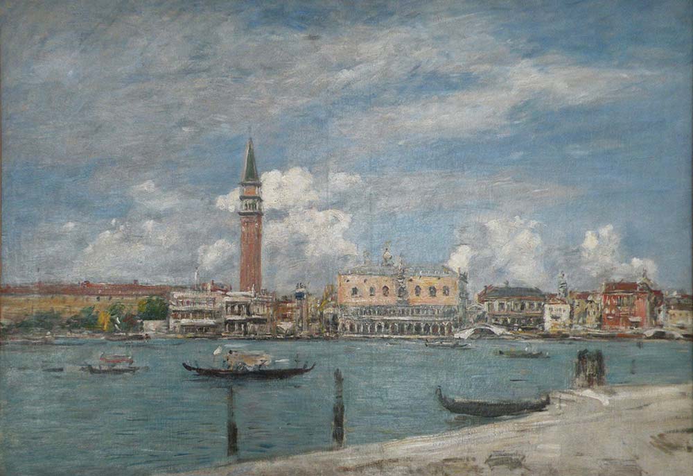 Eugene Boudin San Marco Meydanı Venedik