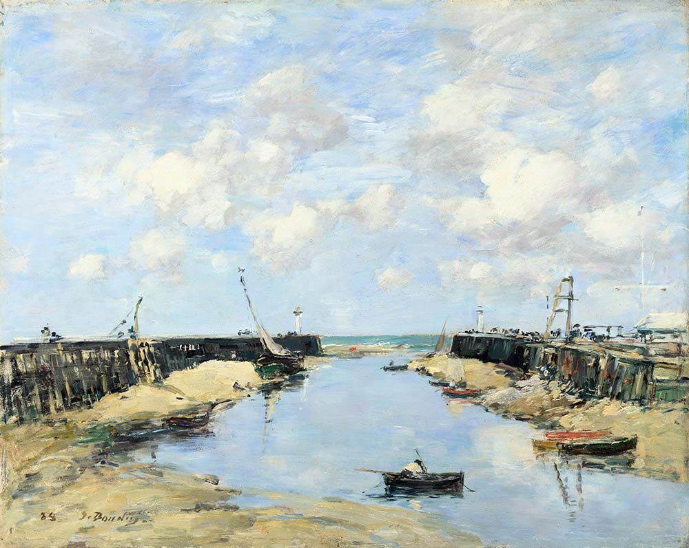 Eugene Boudin Trouville Limanı Girişi