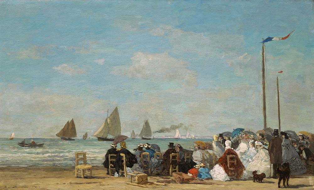 Eugene Boudin Trouville Sahili