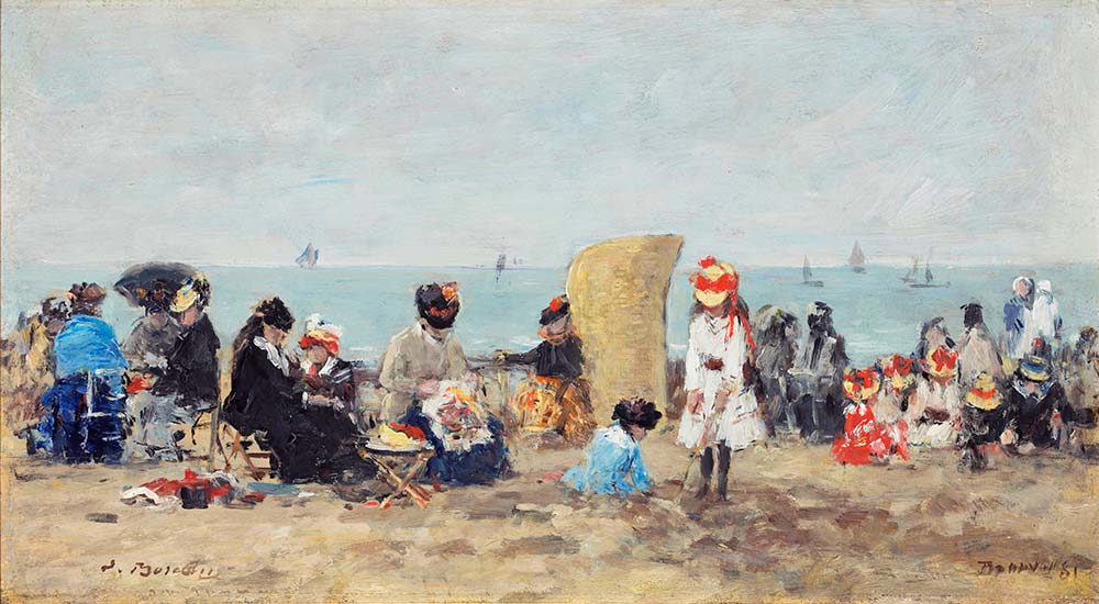 Eugene Boudin Troville Sahil