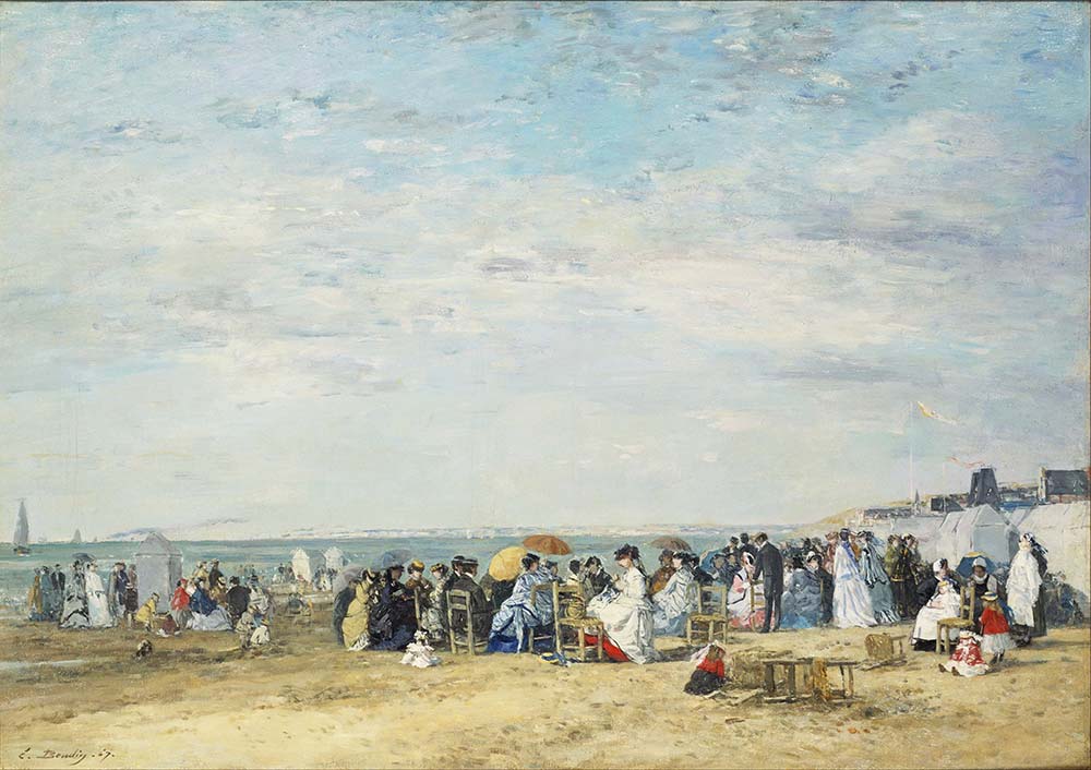 Eugene Boudin Troville Sahilinde