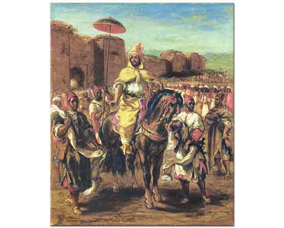 Eugene Delacroix Fas Sultanı ve Heyeti