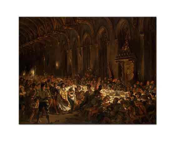 Eugene Delacroix Liege Piskoposu'nun öldürülmesi