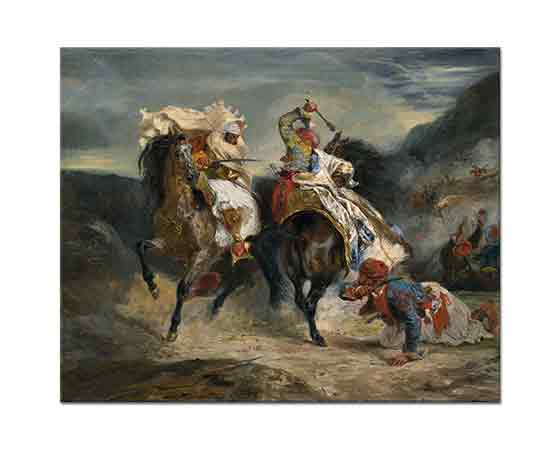 Eugene Delacroix Paşa ve Gavurun Mücadelesi