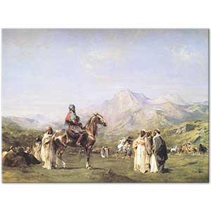 Eugene Fromentin Atlas Dağlarında Kamp