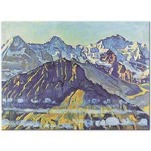 Ferdinand Hodler Gündoğumunda Zirveler