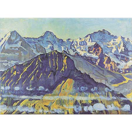 Ferdinand Hodler Gündoğumunda Zirveler