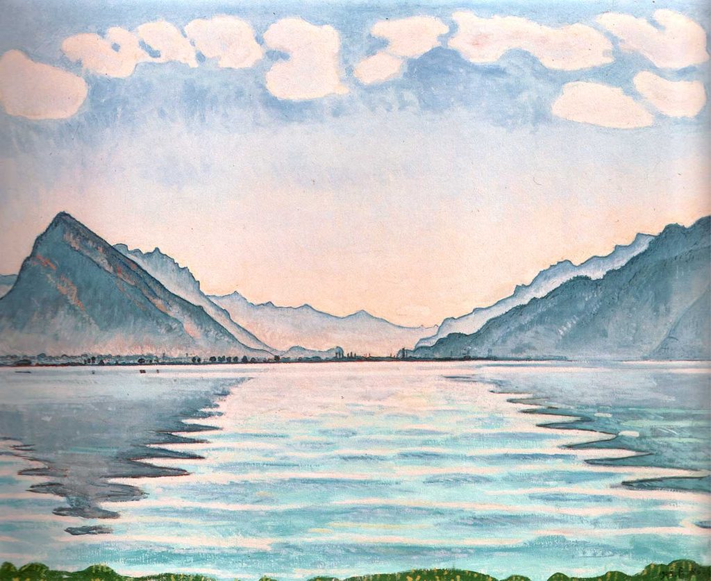 Ferdinand Hodler Göl Manzarası