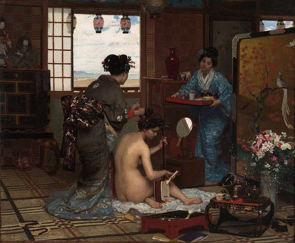 Marie Francois Firmin Girard Japon Tuvaleti