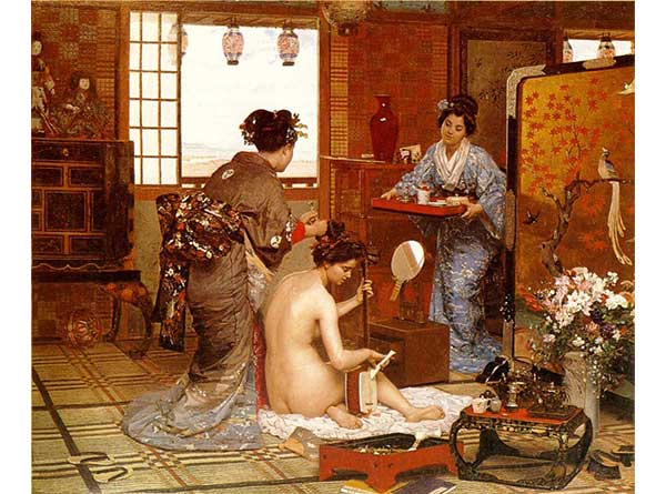 Marie Francois Firmin Girard Japon Tuvaleti