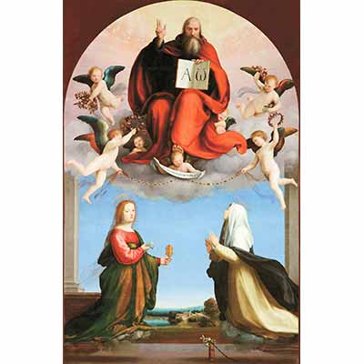 Fra Bartolomeo Baba Azize Meryem ve Sienalı Katerina