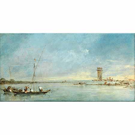 Francesco Guardi Lagune'den Bakış Venedik