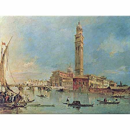 Francesco Guardi Pietro di Castello Venedik