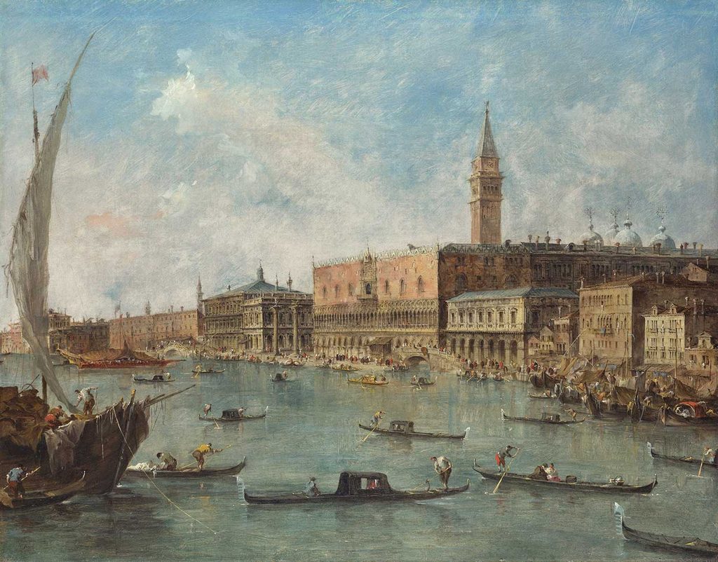 Francesco Guardi Doge Sarayı Venedik