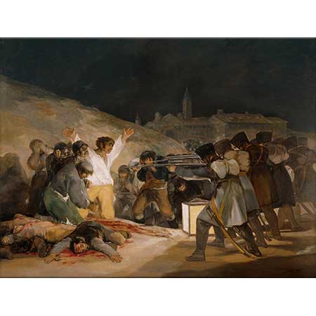 Francisco Goya Madrid Ayaklanmasında Kurşuna Dizilenler