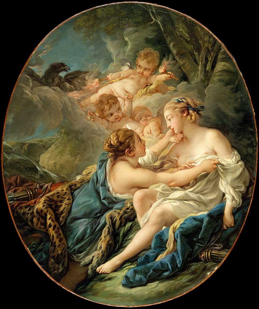 François Boucher Diana Jüpiter ve Callisto