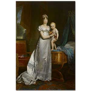 François Gerard Marie Luise ve Roma Kralı Napolyon