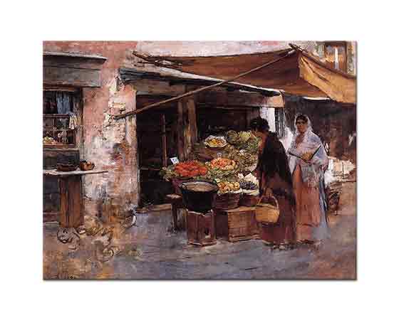 Frank Duveneck, Venedik'te Meyve Dükkanı