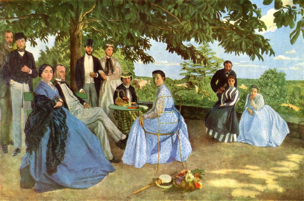 Frederic Bazille Aile Buluşması