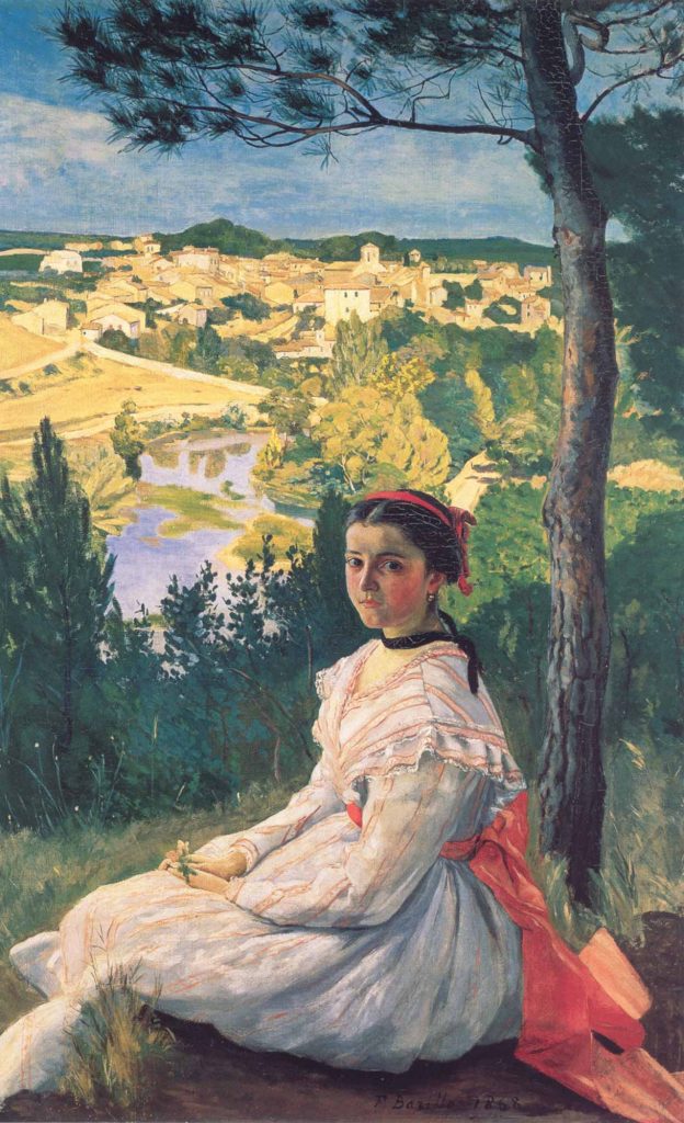 Frederic Bazille Köye Karşı