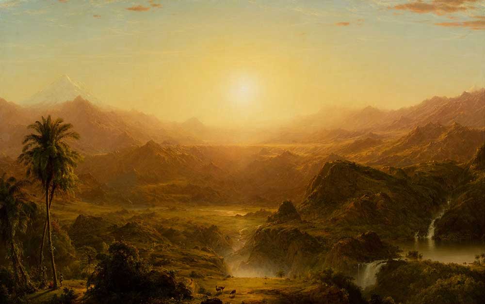 Frederic Edwin Church Ekvator'da And Dağları