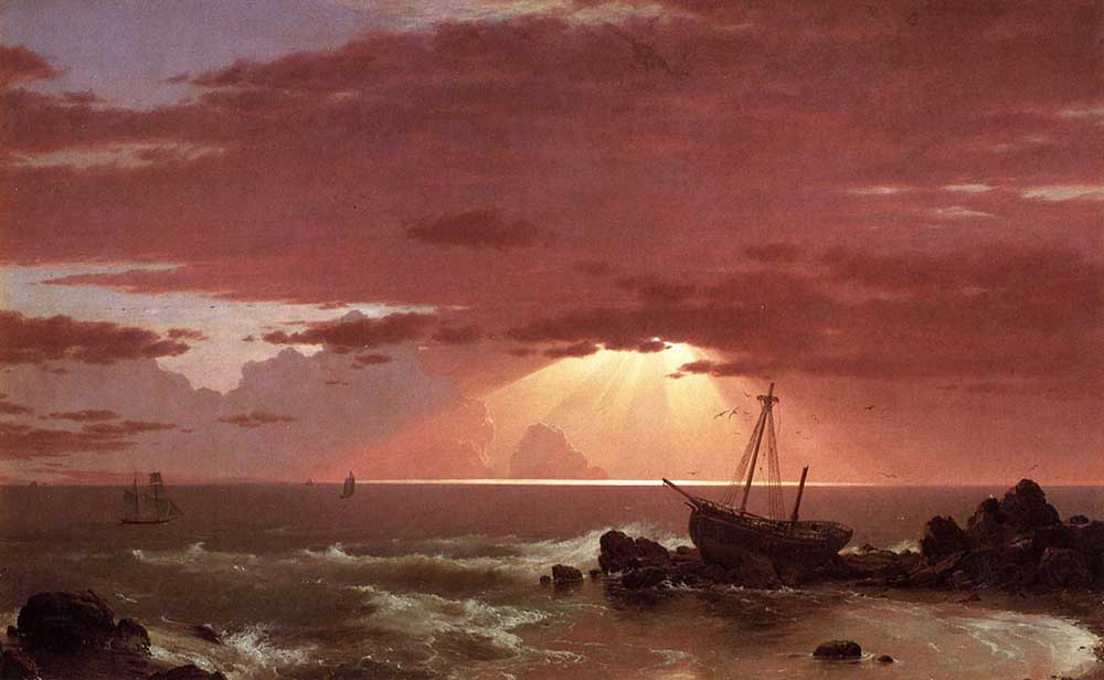 Frederic Edwin Church Gemi Enkazı