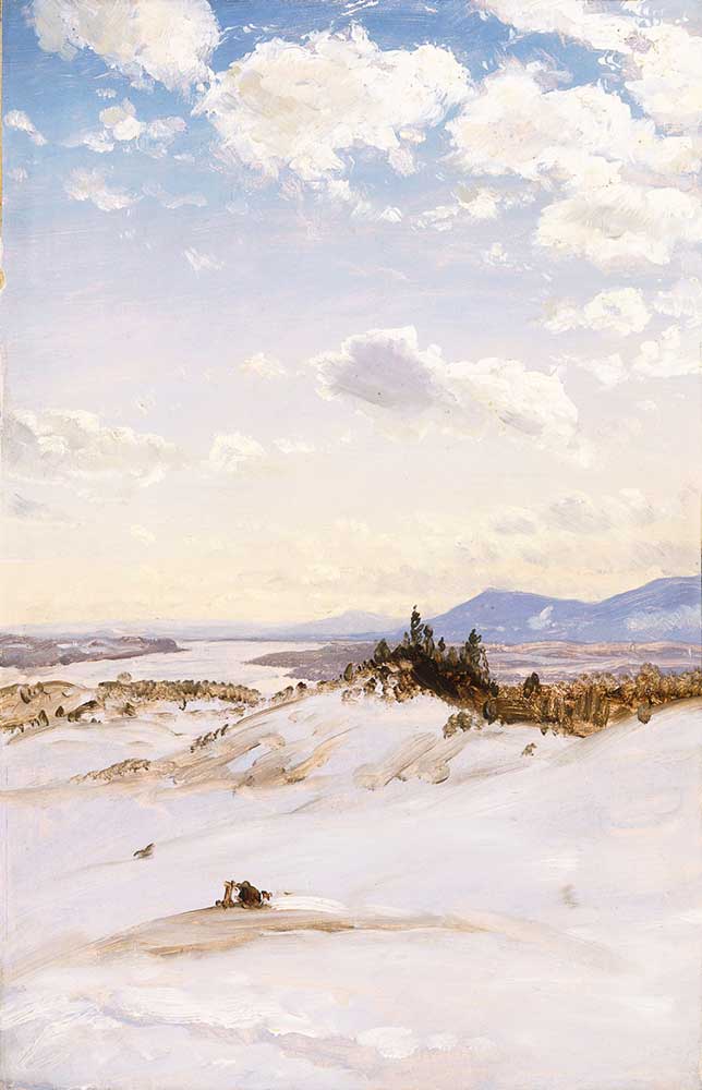 Frederic Edwin Church Kış Manzarası, Olana
