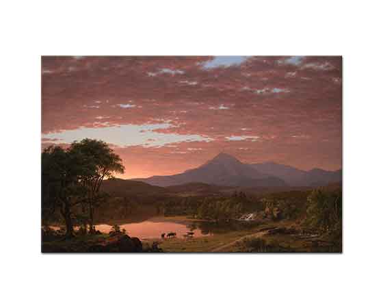 Frederic Edwin Church Ktaadn Dağı tablosu