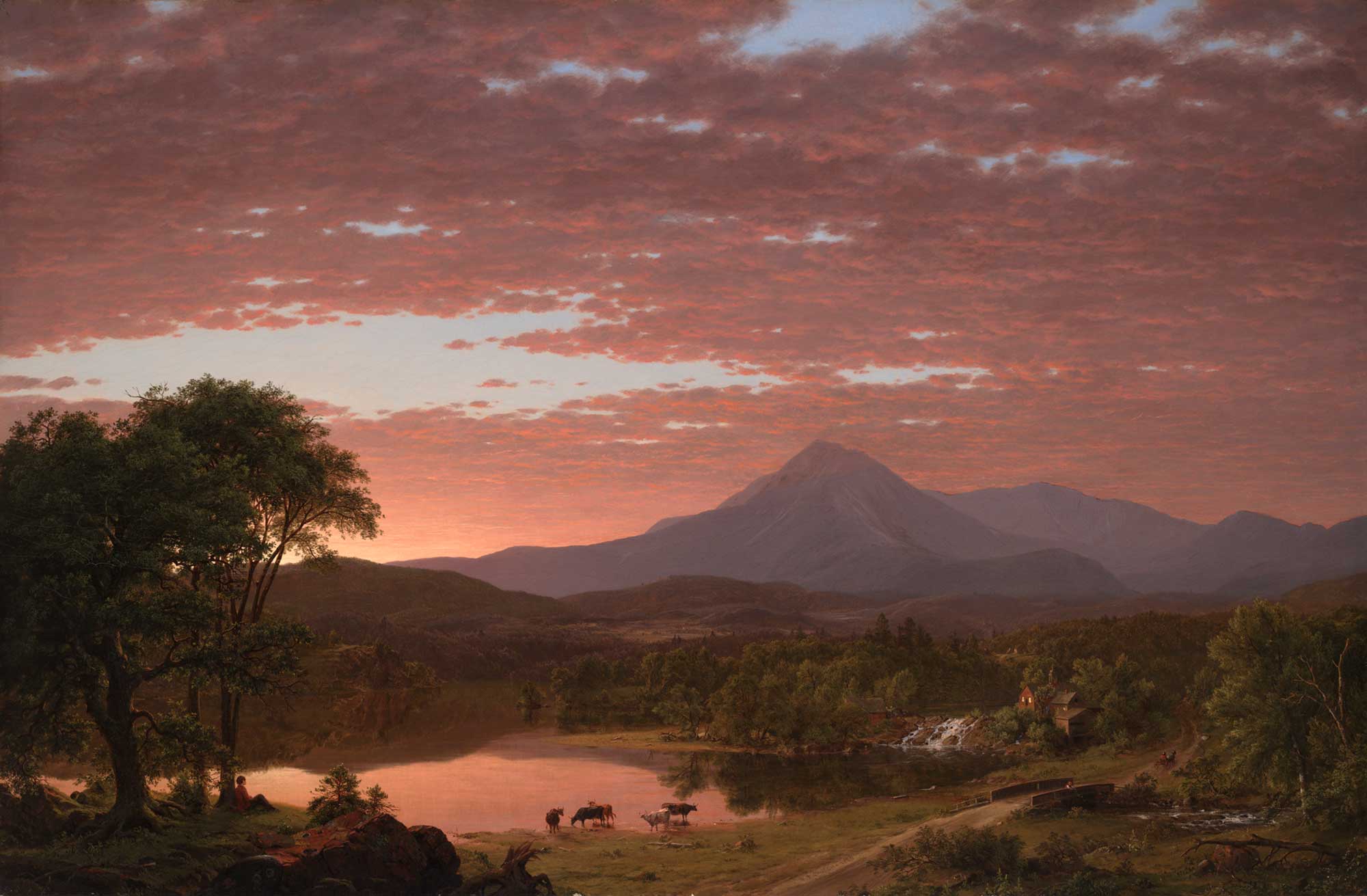 Frederic Edwin Church Ktaadn Dağı tablosu