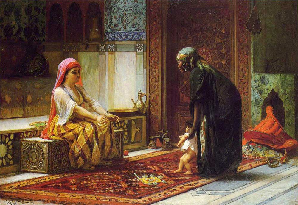 Frederick Arthur Bridgman Anne ve Çocuğu