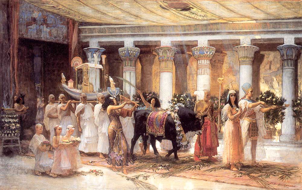 Frederick Arthur Bridgman Anubis için Tören