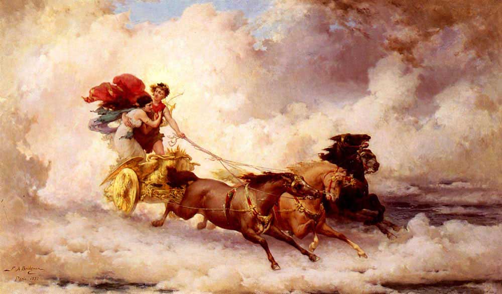 Frederick Arthur Bridgman Apollon Sirene'yi Kaçırırken