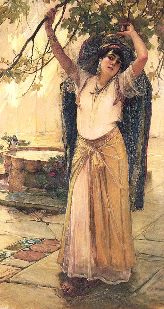 Frederick Arthur Bridgman Ispanyol Kadın