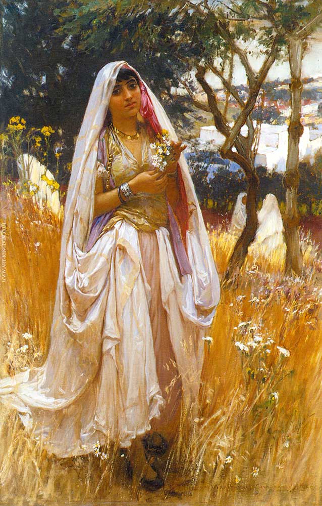 Frederick Arthur Bridgman Magribi Kız Cezayir Sahili