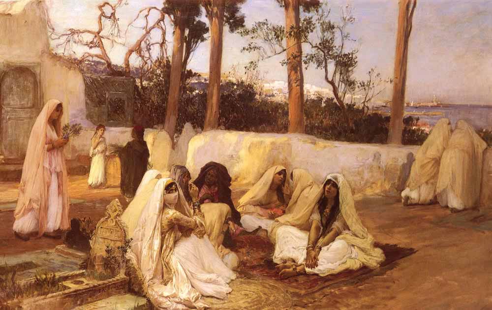 Frederick Arthur Bridgman Mezarlıkta Kadınlar