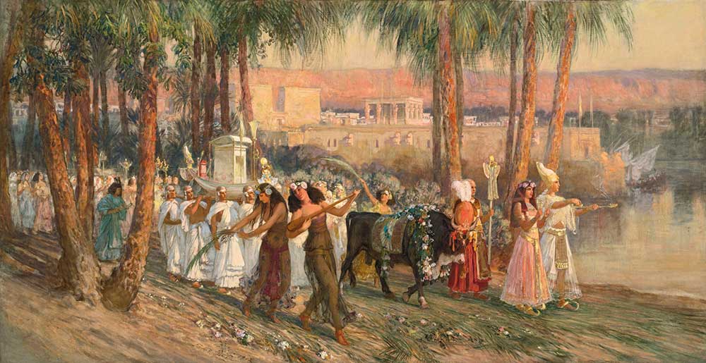 Frederick Arthur Bridgman Mısır'da Tören