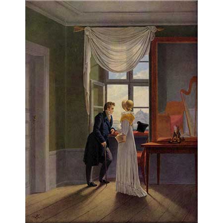 Georg Friedrich Kersting Pencere Önünde