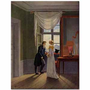 Georg Friedrich Kersting Pencere Önünde