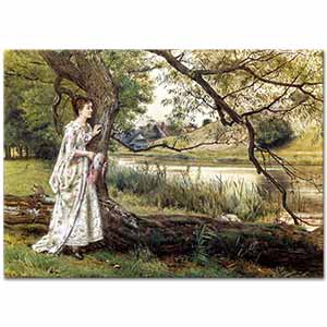 George Goodwin Kilburne Nehir Kıyısında