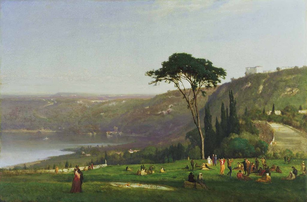 George Inness Albano Gölü